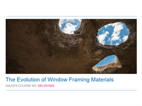 Cover of the Evolution of Windows presentation for the AIA