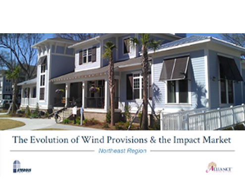 Cover of Wind & Impact Window presentation for the AIA
